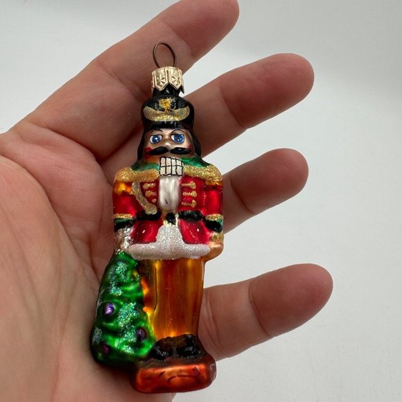 Christopher Radko Nutcracker Lil Gem Christmas Tree Ornament 3.5" Tall